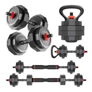 NEW Multi-function Bar-<b>bell</b> Set Kettlebell Adjustable Dumbbell Set 18kg Adjustable Dumbbell Set - Product Image 1