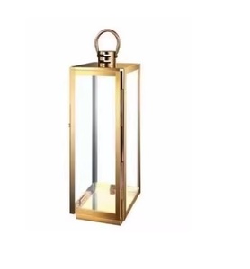 Vela de linterna de acero inoxidable moderna hecha a mano ecológica de alta calidad espejo plateado acabado brillante pulido para Navidad - Product Image 2