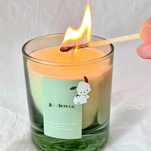 Citrus Lemon Scented Candle Natural <b>Soy</b> <b>Wax</b> Tin Can - Product Image 4