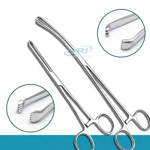 Instrumentos Quirúrgicos Duraderos de Acero Inoxidable, Pinzas Quirúrgicas Allis para Tejidos, para Hospitales, Clínicas y Uso Médico - Product Image 2