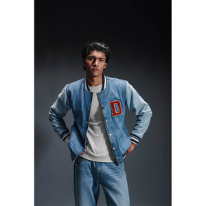 Custom OEM Outdoor Varsity Jacket Custom Logo Custom Embroidery Men Street Wear Light Varsity Jackets - Product Image 4
