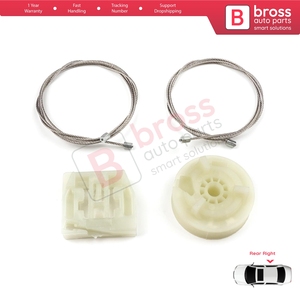 ชุดซ่อมมอเตอร์กระจกไฟฟ้าหลังขวา รุ่น BWR5496 สำหรับรถยนต์ 75 RJ MG ZT Brilliance B8 ปี 1998-2005 4/5 ประตู CVH101300 - Product Image 2