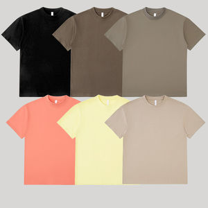 Camisetas de cuello redondo de alta calidad para hombre, camisetas de manga corta para uso diario, Camisetas hechas de algodón, camiseta cuadrada de gran tamaño para hombre - Product Image 4
