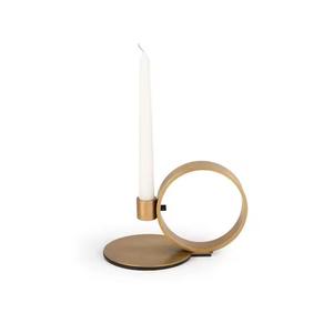 Bougeoir moderne en forme de feuille en métal Porte-bougie d'église Porte-bougie incroyable en noir mat - Product Image 5