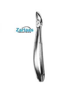 Fórceps de extracción de acero inoxidable de alta calidad No. 17 molares superiores, exportadores y fabricantes correctos - Product Image 1