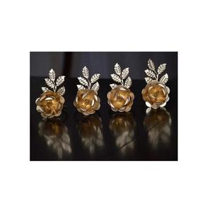 Anneau de serviette Unique classique en briques d'argent, design Vintage, hôtel, Restaurants, décorations de Table, anneaux de serviette de mariage modernes - Product Image 5