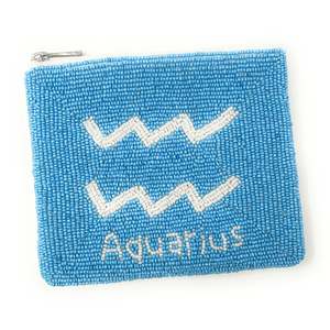 Monedero de cuentas con signo del zodiaco Sagitario, bolsa de cuentas hecha a mano, regalo de cumpleaños, cartera con cremallera, gran capacidad - Product Image 4