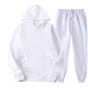 Men Heavyweight Cotton Loose Crop Hoodies Stacked <b>Sweatpants</b> <b>Set</b> Oversized Tracksuit Sweatsuit Custom Hoodie and Jogger <b>Set</b> - Product Image 2