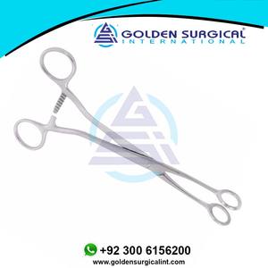 Éponge tenant une pince Kelly organe de polypus utérin saisissant des tissus et des instruments de gynécologie 320mm - Product Image 3