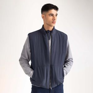 Nardon Apparel OEM Logo personnalisé sans manches à capuche gilet bouffant veste gilets chaud hiver hommes gilet pour hommes - Product Image 1