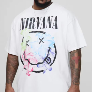 T-shirt Homme Oversize 2025 en Coton 100% Imprimé Numérique – Motif Streetwear Personnalisé Premium, Écologique, Respirant et Séchage Rapide - Product Image 1