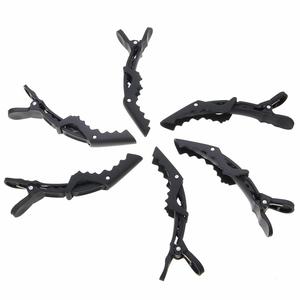 Pinces de sectionnement noires mates Pinces de salon de coiffure Grip de cheveux Possible de tenir n'importe quelle quantité de cheveux - Product Image 3