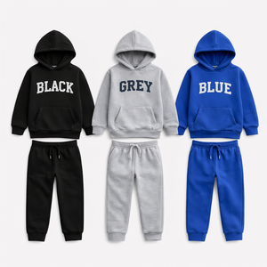 Conjunto de Sudadera con Logotipo Personalizado, Ropa Deportiva para Niños, Ropa Infantil, Traje Deportivo para Niños, Traje Deportivo para Invierno para Niños - Product Image 2