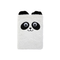 Carnet A5 en peluche ours panda, 80 feuilles, couverture en papier offset, 80 g/m², points, imprimé mignon, style bureau, cadeau