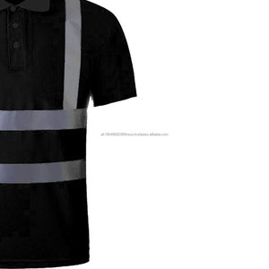 Camiseta de Seguridad de Alta Visibilidad de Secado Rápido Personalizada OEM para Trabajo, para Hombres, Aplicaciones Relacionadas con la Construcción y la Seguridad, con Franjas Reflectantes - Product Image 6