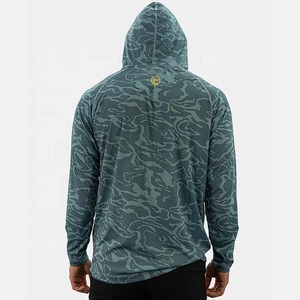 UPF50 + resistente a los rayos UV de manga larga Spandex poliéster pesca camisas con capucha secado rápido rendimiento suave equipo deportivo caza Jersey - Product Image 5