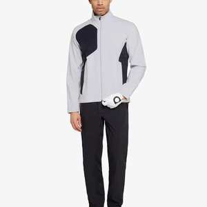 Chaqueta cortavientos de Golf para hombre de bloque de Color de diseñador impermeable transpirable ligero ropa deportiva de moda OEM - Product Image 1