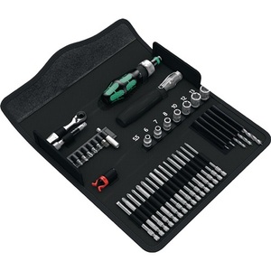 41-Piece WERA <b>Tool</b> <b>Set</b> in Folding Wood Construction Bag - Product Image 1