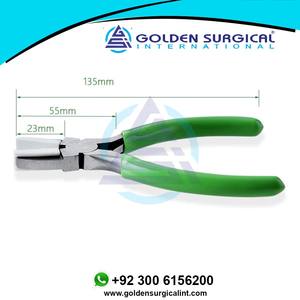 Pince à mâchoires en Nylon en acier au carbone, pince à nez plat, pince à boucler le fil, fabrication de bijoux, fil de perle, outils de formage, équipement - Product Image 6