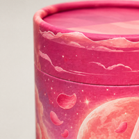 Tube d'emballage pour tampons démaquillants