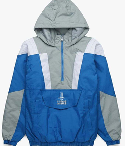 Veste coupe-vent pour homme, demi-zip, légère, veste américaine à enfiler, vintage, années 1990, rétro, sport, randonnée, coupe-vent - Product Image 3