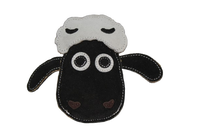 Unique Chew Toon Shawn le Mouton Suede Dog Toys Cartoon Inspiré Leather Fun de Divine International