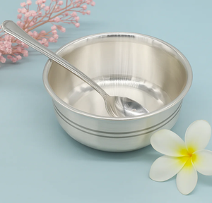 Cuenco de acero inoxidable con cuchara, fabricación de la mejor calidad, precio asequible, cuenco de acero para bebés - Product Image 6