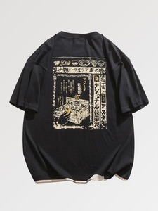 T-shirts de style baggy de qualité supérieure en coton doux lourd surdimensionné épaule tombante manches courtes séchage rapide impression de haute qualité - Product Image 4