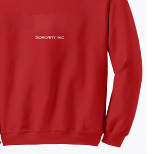 Sweat-shirt unisexe d'hiver de haute qualité, rouge cramoisi, coupe oversize, personnalisé, anti-plis, broderie 3D sur le devant, délavage acide intégral - Product Image 3