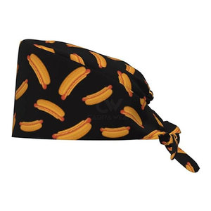 Reusable Medical <b>Scrub</b> Hats Knitted Cotton Polyester Custom Logo Printed High Quality Hospital Uniform Accessories Needle - Product Image 6