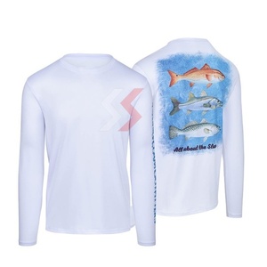 Ropa de pesca Camisas de pesca de manga larga transpirables de secado rápido Diseño personalizado Sublimación Camisas de pesca Tasa al por mayor OEM - Product Image 5