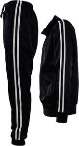 ชุดวอร์มผ้าฝ้าย100% โอเวอร์ไซส์สำหรับผู้ชาย, ชุดวอร์มกางเกงมีฮู้ดสีล้วน300-600แกรมสำหรับฤดูหนาว - Product Image 3