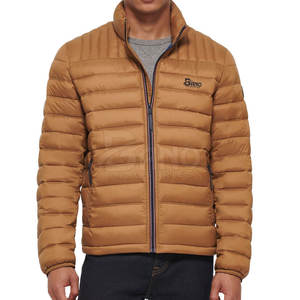 Nueva chaqueta acolchada de moda de calle para hombre, cuello levantado único, Nailon/poliéster de invierno de gran calidad, secado rápido, transpirable, personalizado - Product Image 1