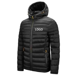 Vente en gros de vêtements d'hiver de qualité supérieure veste chaude pour hommes manteau rembourré veste bouffante à capuche ODM personnalisée - Product Image 3