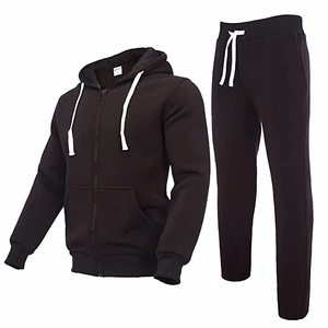 Nouveaux survêtements en polaire pour hommes, taille plus, écologiques, respirants, avec logo personnalisé et fermeture à cordon - Product Image 4