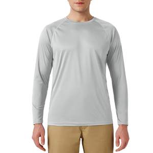 Camisa de natación ligera de secado rápido para hombre, UPF, de manga larga, resistente a las arrugas, tela de uso de MMA para playa - Product Image 1