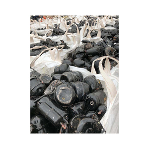 Used AC compressor <b>scrap</b> collected from cooling systems for copper and <b>metal</b> recovery processing - Product Image 1