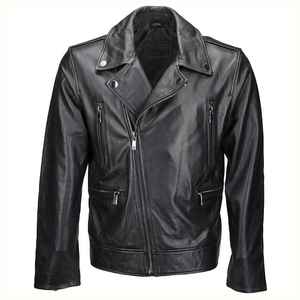 Full Zipper Men's <b>Jackets</b> Front Two Pockets Fully Customized Genuine Men <b>Jackets</b> Cowhide Lightweight Sustainable <b>Jacket</b> For Men - Product Image 4