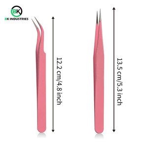 Pinzas para Pestañas de Artista Profesional, Pinzas para Extensión de Pestañas para Pestañas Individuales y de Volumen - Product Image 5
