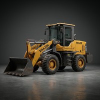 E04 Mini Electric Loader 400KG Beban Terukur 1400cm Tinggi Pengosongan 1120kg Berat