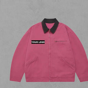 Veste pour hommes Veste d'hiver en toile personnalisée Veste décontractée respirante pour hommes Fabricant Vêtements de travail pour hommes Vestes en toile - Product Image 5