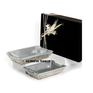 ถาดเสิร์ฟไม้ถาดสลัดไม้ทรงสี่เหลี่ยมผืนผ้าดีไซน์หรูถาดเสิร์ฟผลไม้ - Product Image 2