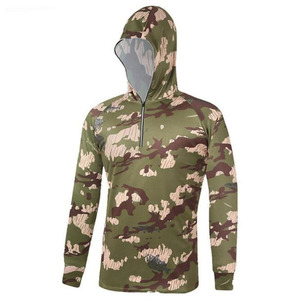 OEM-camisas de manga larga de pesca para hombre, ropa de camuflaje de alta calidad, ropa de pesca de absorción de humedad, sudaderas con capucha de pesca personalizadas con OEM - Product Image 1