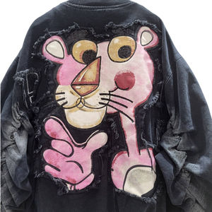 Chaquetas de mezclilla transpirables de alta calidad para mujer Estampados de transferencia de calor Prendas de abrigo de moda para verano Otoño Invierno - Product Image 4