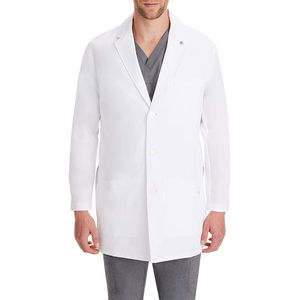 Best Selling Durable Men's Medical Lab <b>Coat</b> with Needle <b>Detection</b> In-Stock Hospital Uniforms Made in Pakistan for Outdoor Use - Product Image 1