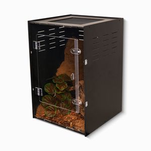 ตู้เลี้ยงสัตว์เลื้อยคลานแบบกำหนดขนาดเอง พร้อมประตูอะคริลิกแม่เหล็ก สำหรับสัตว์เลื้อยคลานที่ชอบอยู่ในที่มืด ระบายอากาศได้ดี จัดส่งภายใน 14 วัน ตู้เลี้ยงกิ้งก่าโทเคย์ - Product Image 1