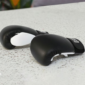 Gants de boxe professionnels en cuir PU 6oz-12oz respirants avec fermeture, impression par sublimation personnalisée de haute qualité, gants de sport - Product Image 6