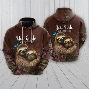 Sudaderas con capucha impresas en 3D al por mayor para mujer, sudaderas con capucha personalizadas de diseño elegante, Jersey de algodón 100% de alta calidad - Product Image 2