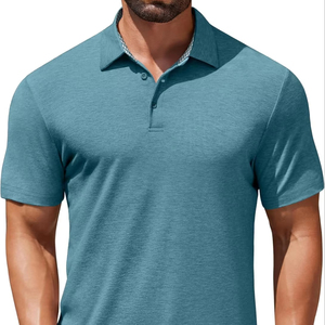 Las mejores camisetas de manga corta de secado rápido para hombre, polos de golf, polos de estilo informal a precio al por mayor con polos personalizados - Product Image 1