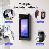 Sistema de Control de Asistencia con Reconocimiento Facial Biométrico, Software en la Nube con SDK Gratuito, Reloj Checador para Empleados con Lector de Tarjetas RFID